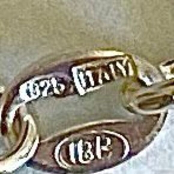 UY#x Italian Sterling 925 Silver Chain Necklace Sold - Picture 9 of 10